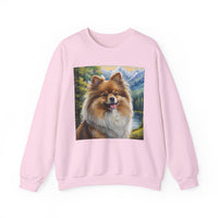 German Spitz Unisex 50/50 Crewneck Sweatshirt
