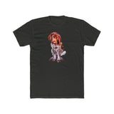 German Short-Hair Pointer 'Benny' Men's Cotton Crew Tee