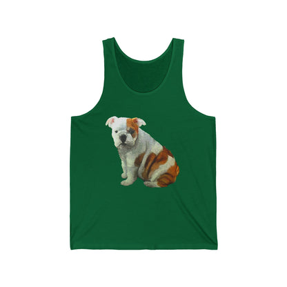 English Bulldog 'Bugsy' - Unisex Jersey Tank