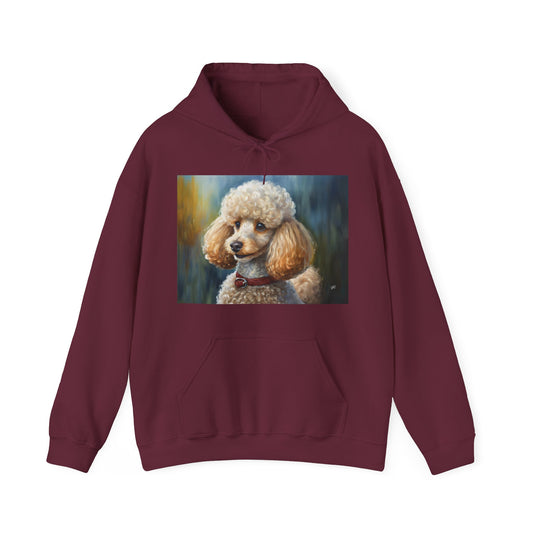 Standard Poodle #2 - Classic 50/50 Hooded Sweatshirt