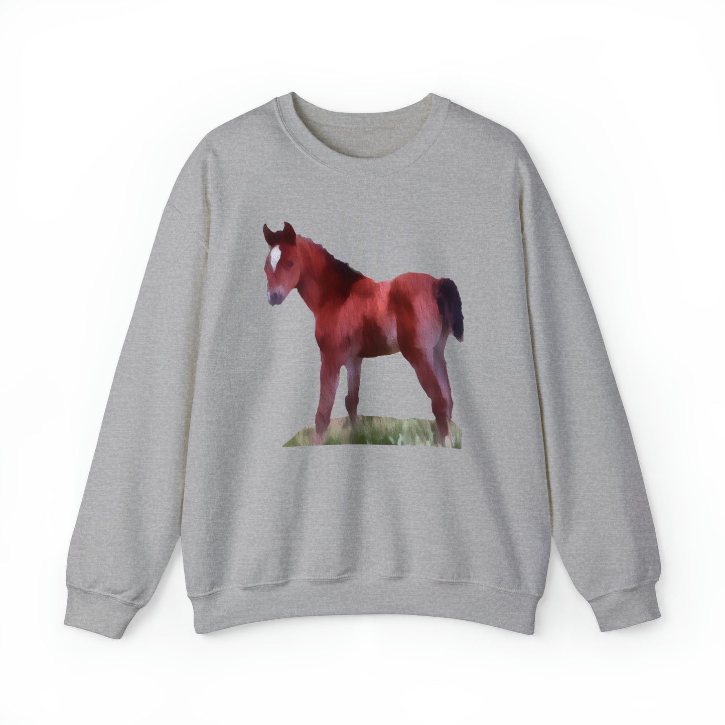 Horse 'Contata' Unisex 50/50 Crewneck Sweatshirt