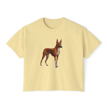 Azawakh Women's Oversized Boxy Tee: A Unique Expression of Elegance