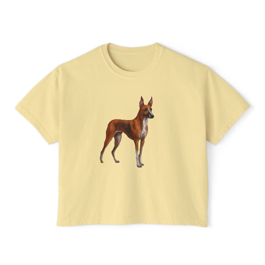 Azawakh Women's Oversized Boxy Tee: A Unique Expression of Elegance