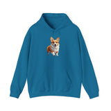 Welsh Corgie Puppy - Unisex 50/50 Hooded Sweatshirt