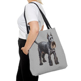 Cesky Terrier - Spun Polyester Tote Bag (AOP)