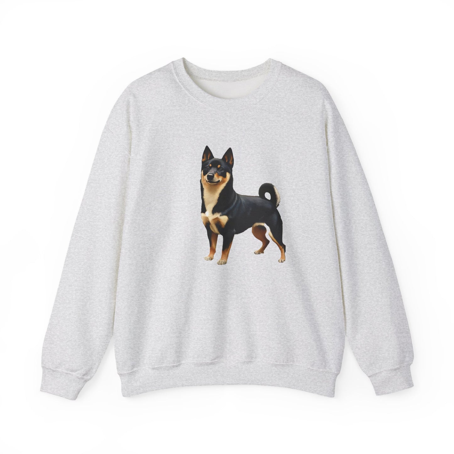 Black & Tan Shiba Inu Unisex 50/50 Crewneck Sweatshirt