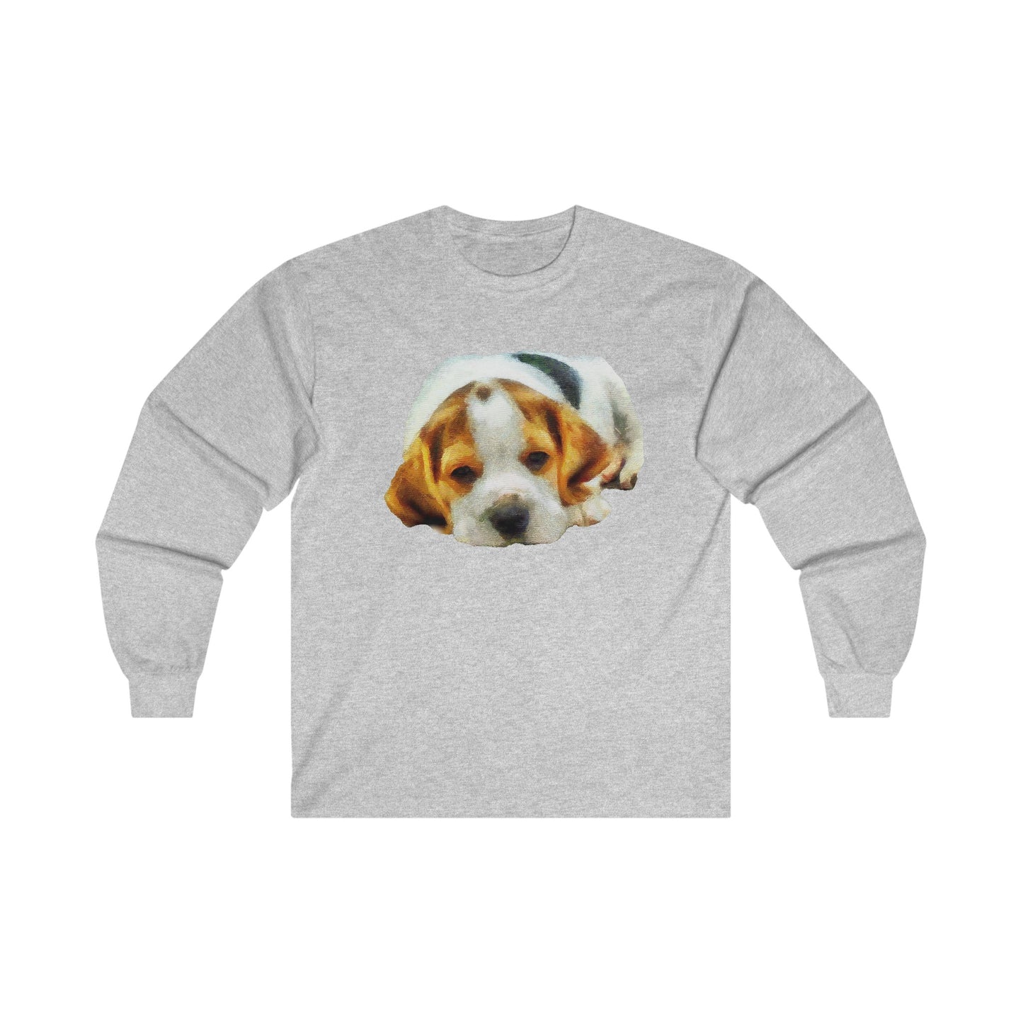 English Foxhound 'Sasha' Unisex Cotton Long Sleeve Tee
