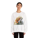Yellow Labrador Retriever Unisex Crewneck Sweatshirt