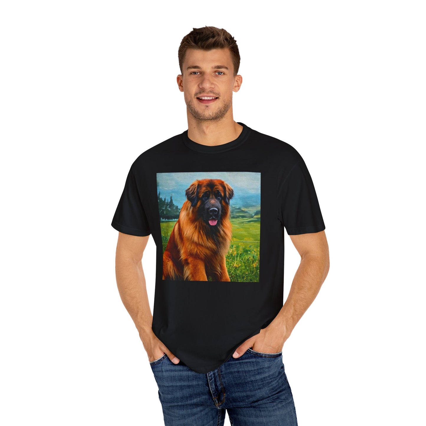 Leonberger Dog Lover - Unisex Garment-Dyed T-Shirt