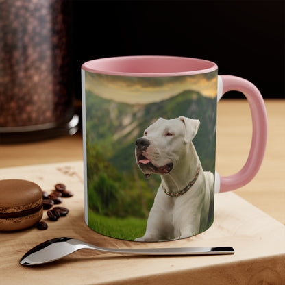 Dogo Argentino 11oz Ceramic Accent Mug