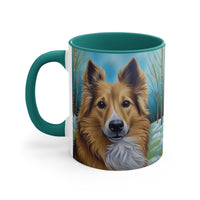Icelandic Sheepdog 11oz Ceramic Accent Mug
