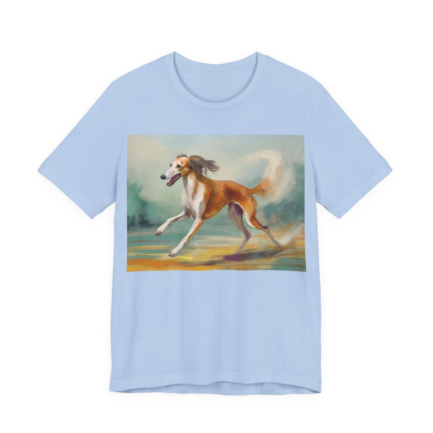Saluki 'On the Run' Unisex Jersey Short Sleeve Tee