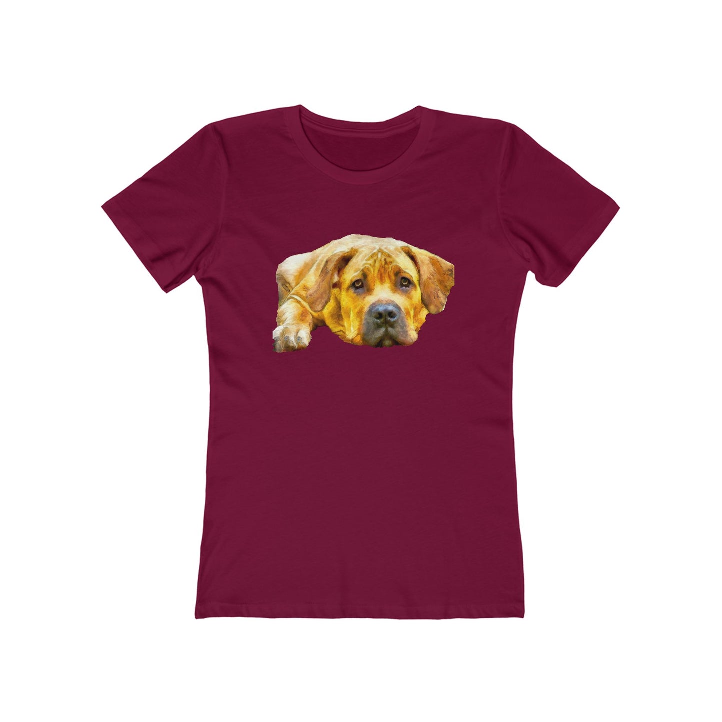 Boerboel Women's Slim Fit Ringspun Cotton T-Shirt