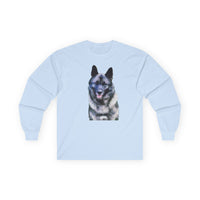 Norwegian Elkhound Unisex Cotton Long Sleeve Tee