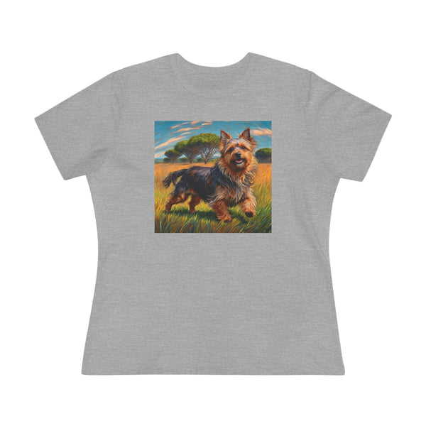 Australian Terrier Women's Relaxed Fit Cotton Tee