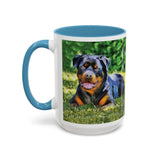 Rottweiler - Lina Accent Coffee Mug (11, 15oz)