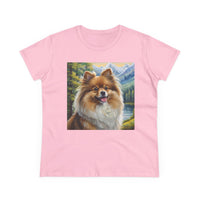 German Spitz Women's Midweight Cotton Tee