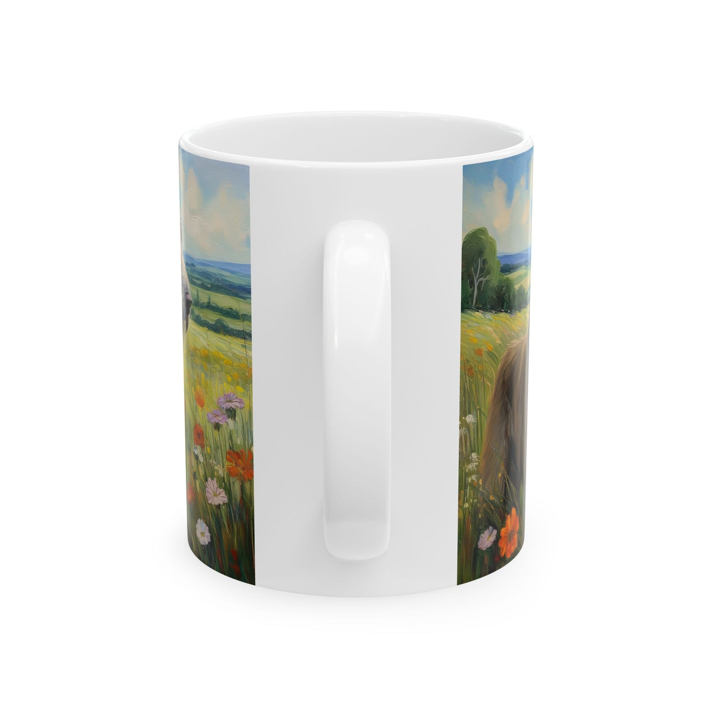 Irish Wolfhound Ceramic Mug - 2 Sizes