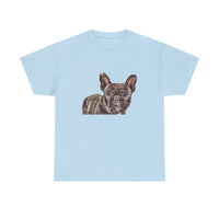 French Bulldog 'Shannel' Unisex Heavy Cotton Tee