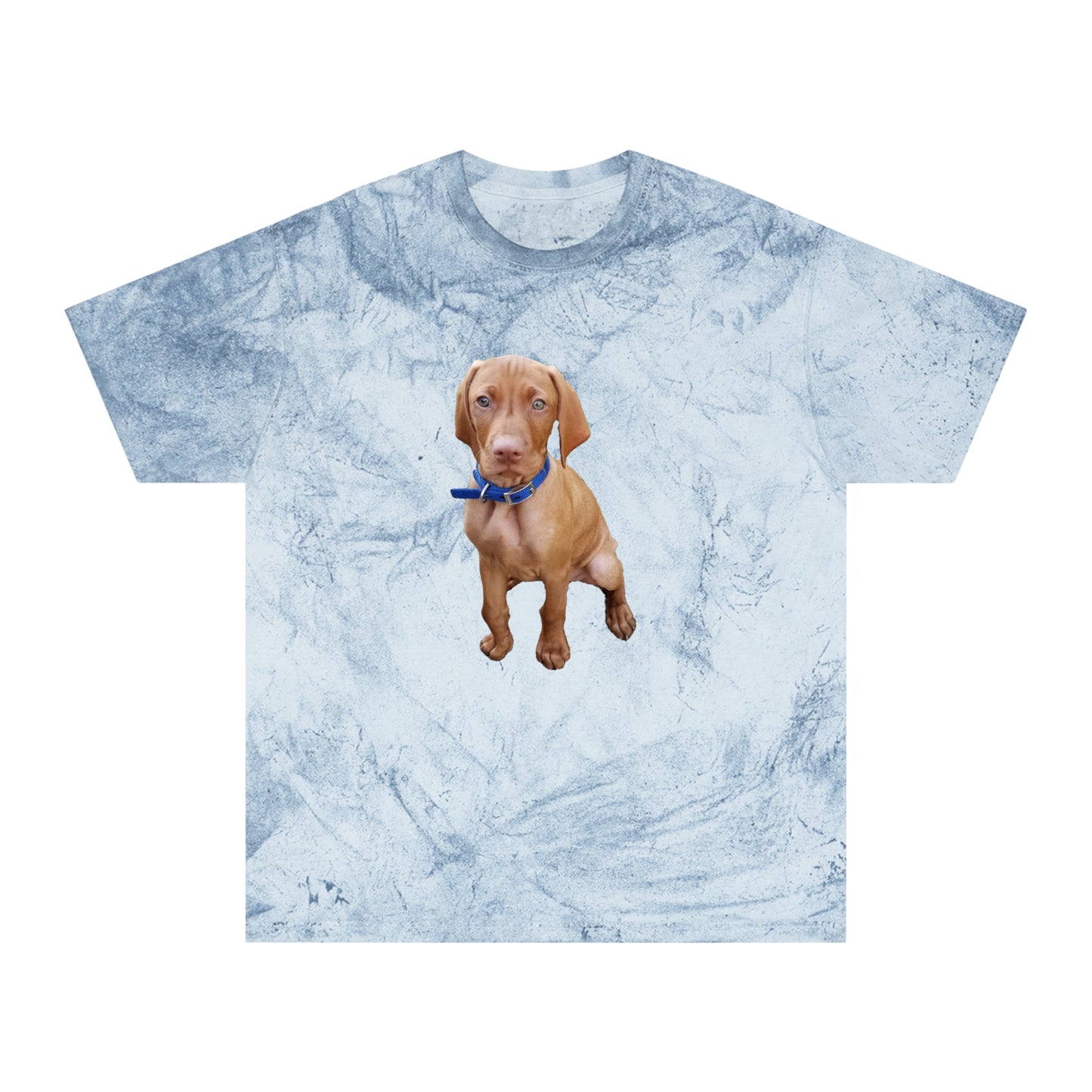 Vizsla 'Augie' Unisex Cotton  -  Color Blast T-Shirt