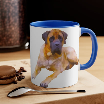 Mastiff 'Maury' Accent Coffee Mug, 11oz