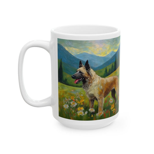 Belgian Laekenois Ceramic Mug: Sip with Style