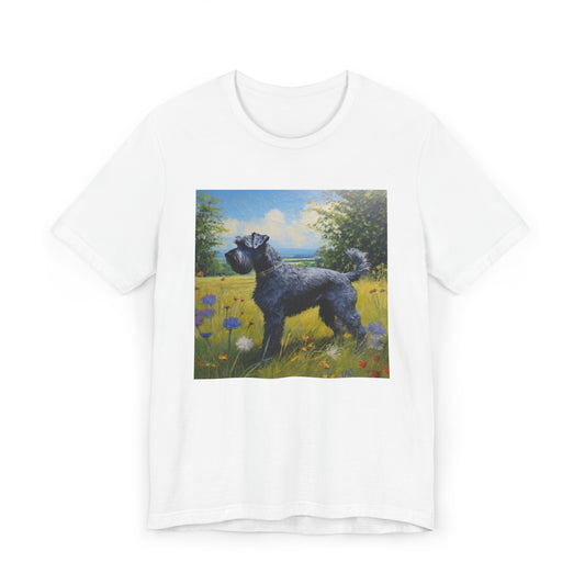 "Charming Kerry Blue Terrier Unisex Lightweight Jersey T-Shirt"