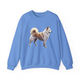 Kishu Ken Unisex 50/50 Crewneck Sweatshirt