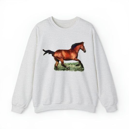 Horse 'Sam' Unisex 50/50 Crewneck Sweatshirt
