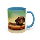 Dachshund 'Weiner Dog'  --  Accent Coffee Mug (11, 15oz)