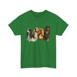 King Charles Spaniel 'Cavalier Club; Unisex Heavy Cotton Tee