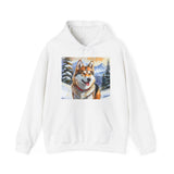 Chinook Sled Dog Unisex 50/50 Hooded Sweatshirt