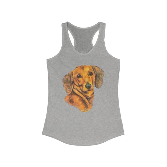 Dachshund 'Doxie #1' Women's Racerback Tank