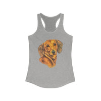 Dachshund 'Doxie #1' Women's Racerback Tank
