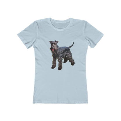 Kerry Blue Terrier - Women's Slim Fitted Ringspun Cotton Tee