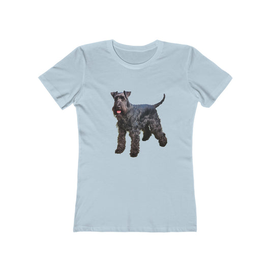 Kerry Blue Terrier - Women's Slim Fitted Ringspun Cotton Tee