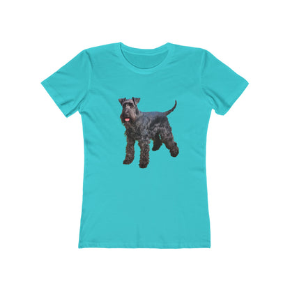 Kerry Blue Terrier - Women's Slim Fitted Ringspun Cotton Tee