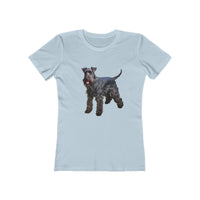 Kerry Blue Terrier - Women's Slim Fitted Ringspun Cotton Tee