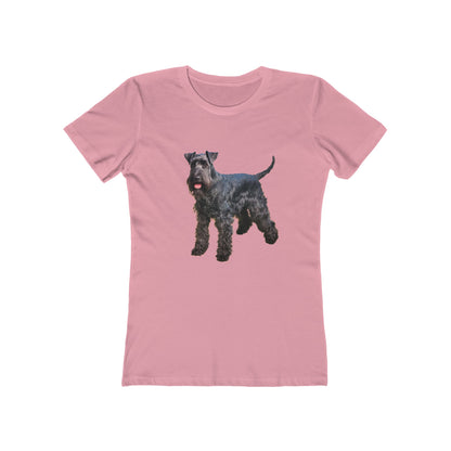 Kerry Blue Terrier - Women's Slim Fitted Ringspun Cotton Tee