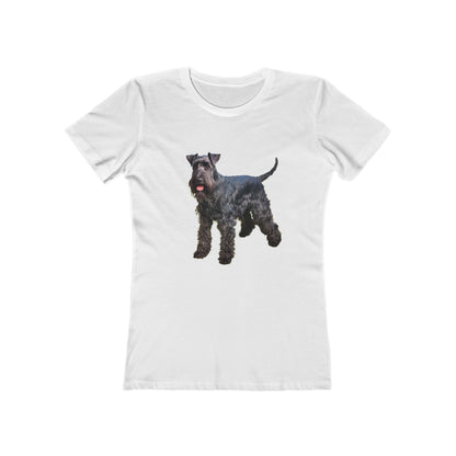 Kerry Blue Terrier - Women's Slim Fitted Ringspun Cotton Tee