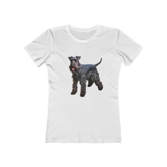 Kerry Blue Terrier - Women's Slim Fitted Ringspun Cotton Tee