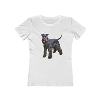 Kerry Blue Terrier - Women's Slim Fitted Ringspun Cotton Tee