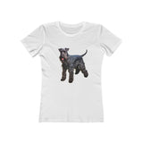 Kerry Blue Terrier - Women's Slim Fitted Ringspun Cotton Tee