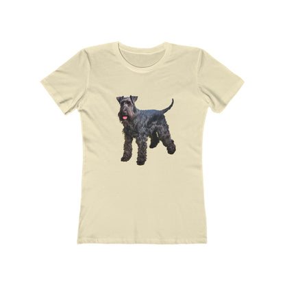 Kerry Blue Terrier - Women's Slim Fitted Ringspun Cotton Tee