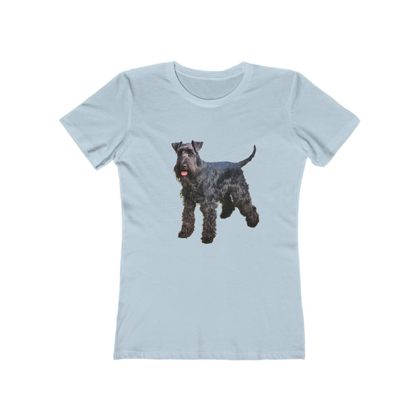 Kerry Blue Terrier - Women's Slim Fitted Ringspun Cotton Tee