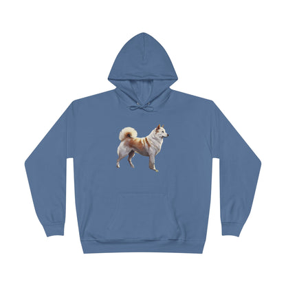 Kishu Ken - Unisex Fleece Lined Pullover Hoodie Sweatshirt