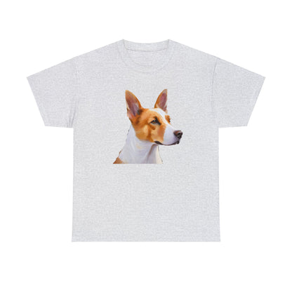 Exquisite Canaan Dog of Israel Fine Art Painting Heavy Cotton Tee