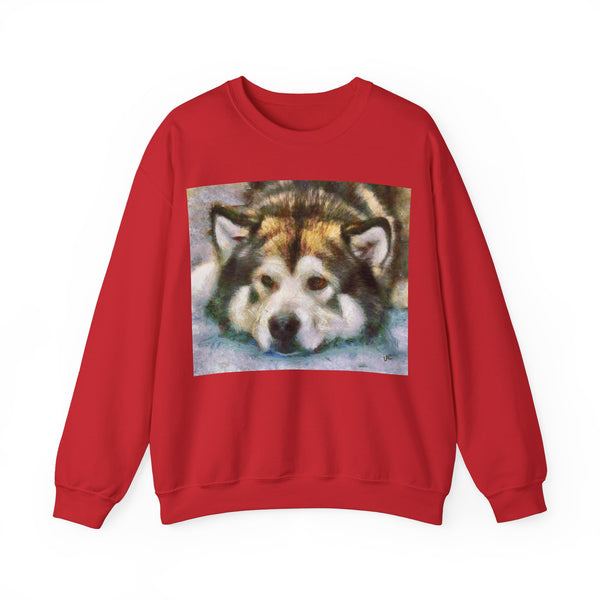 Malamute Unisex 50/50 Crewneck Sweatshirt