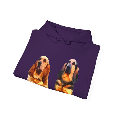 Bloodhounds 'Bear and Bubba' Unisex 50/50 Hoodie