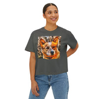 Australian Cattle Dog 'Red Heeler' Women's Oversized Boxy Tee